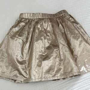 Mini Boden Shimmering Gold Skirt